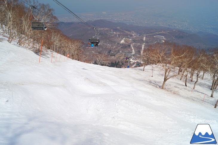 サッポロテイネ 現在積雪 215cm。山麓まで思いっきり滑れます！